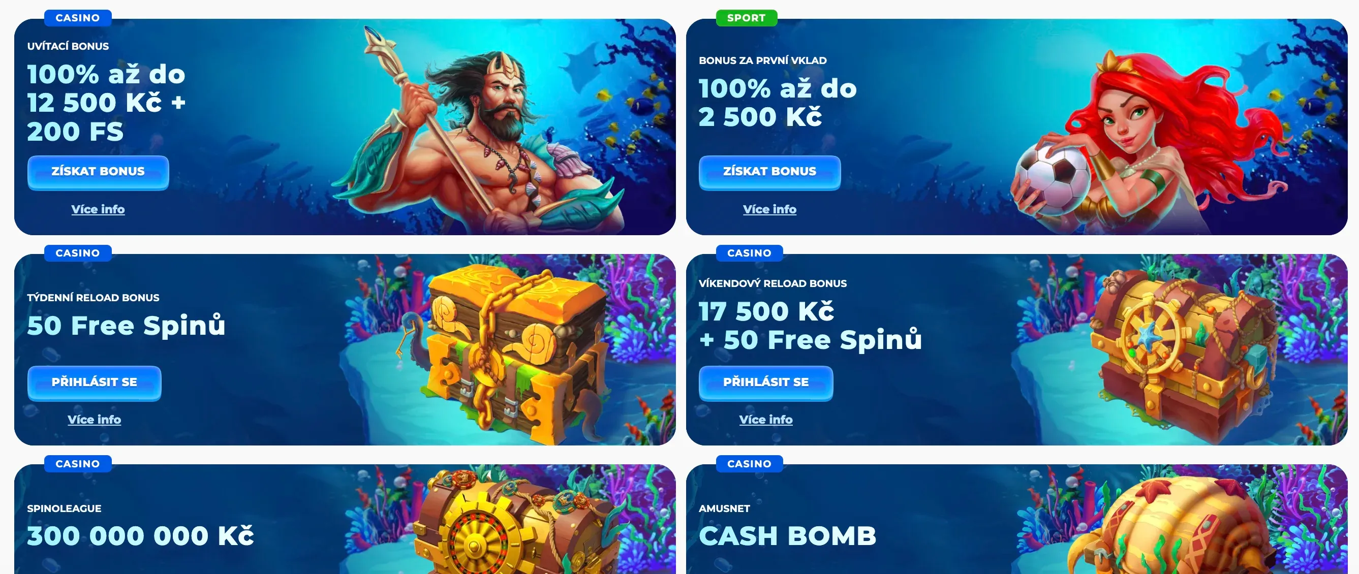 Aktivní propagační akce v Posido casino